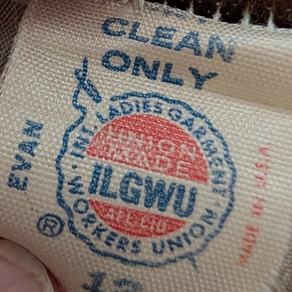 Vintage Evan Picone Skirt Suit 12 Linen Blend Glamoratti Power Suit ILGWU USA - Picture 3 of 16